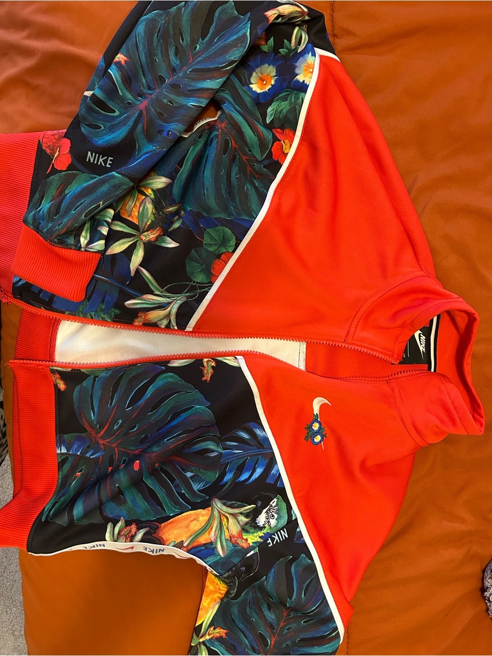 Nike Red/Tropical Zip-Up Jacket